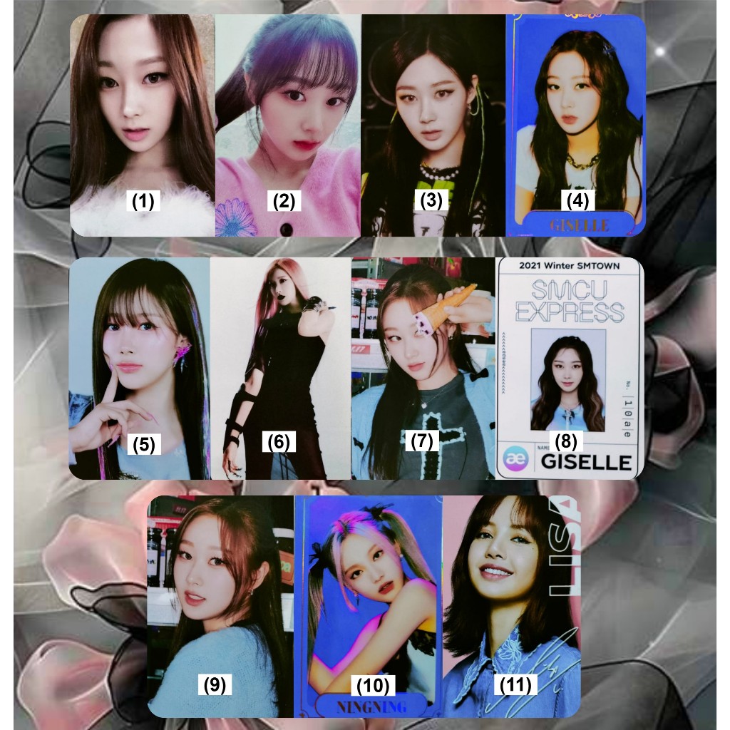 Aespa Giselle Ningning Official Photocard - [READ DESCRIPTION]