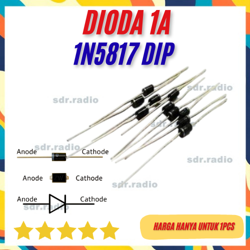 1N5817 1n 5817 DIODE 1.0A SCHOTTKY BARRIER RECTIFIER