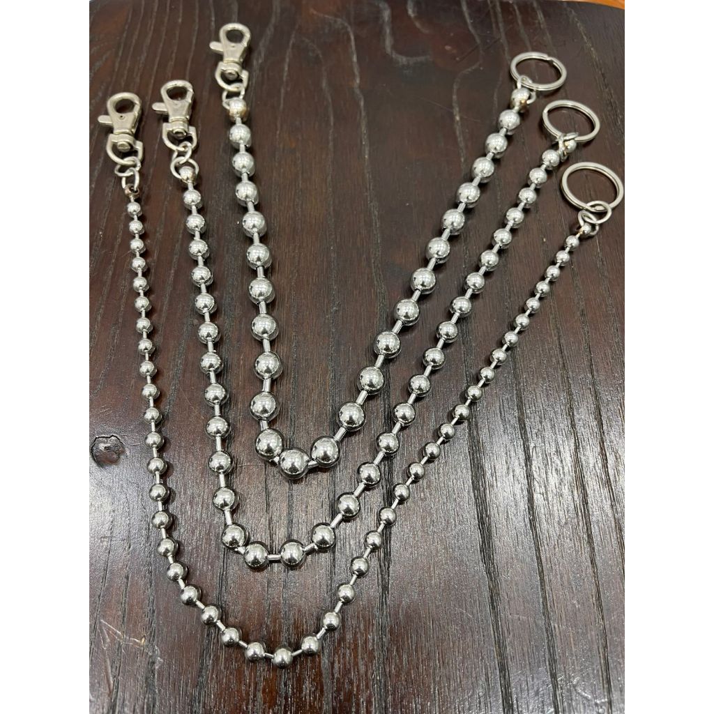 Macho Style Punk Style Stainless Steel Ball Model Wallet Safety Pants Chain