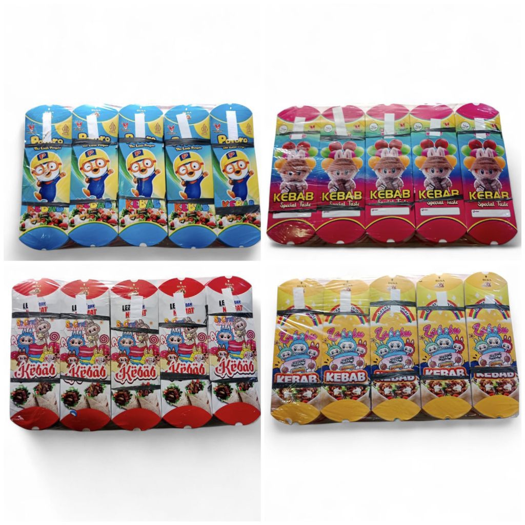 KEBAB PACKAGING 500 แผ่นจัมโบ้ ขนาด 24X9