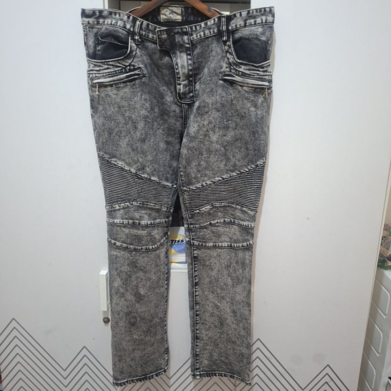 กางเกงยีนส์ไบค์เกอร์ JMC