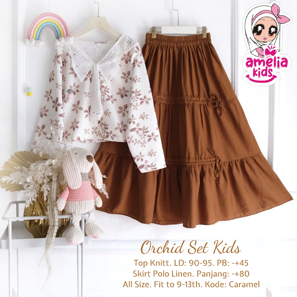 HQ ORCHID SET KIDS เสื้อผ้าเด็กจาก AMELiA KIDS FASHION STORE