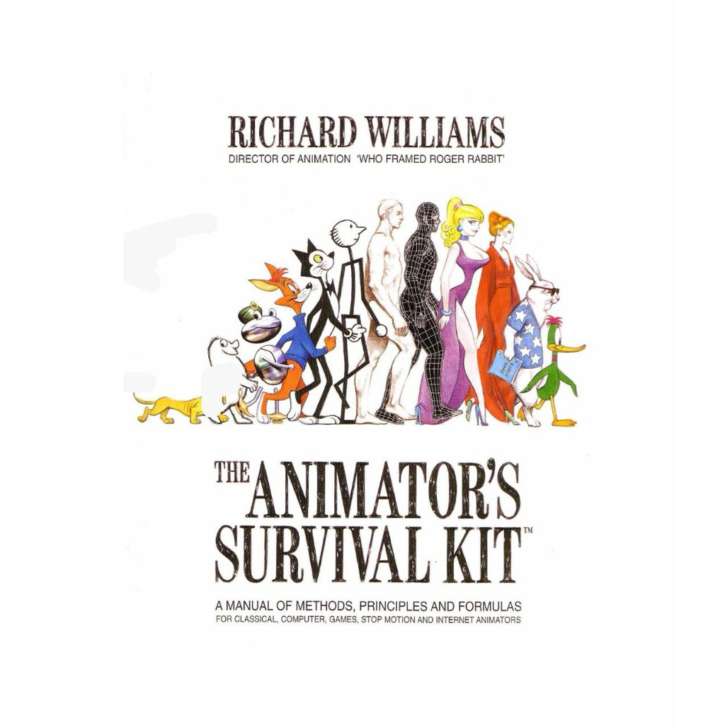 THE ANIMATOR NGYS SURVIVAL KIT RICHARD WILLIAMS สีดําสีขาว
