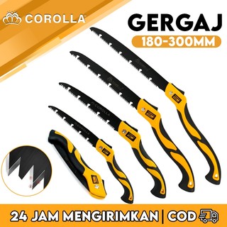 COROLLA Gergaji Lipat Multifungsi Portabel, Alat Serbaguna untuk Pemotongan Kayu dan Pekerjaan Taman di Luar Ruangan