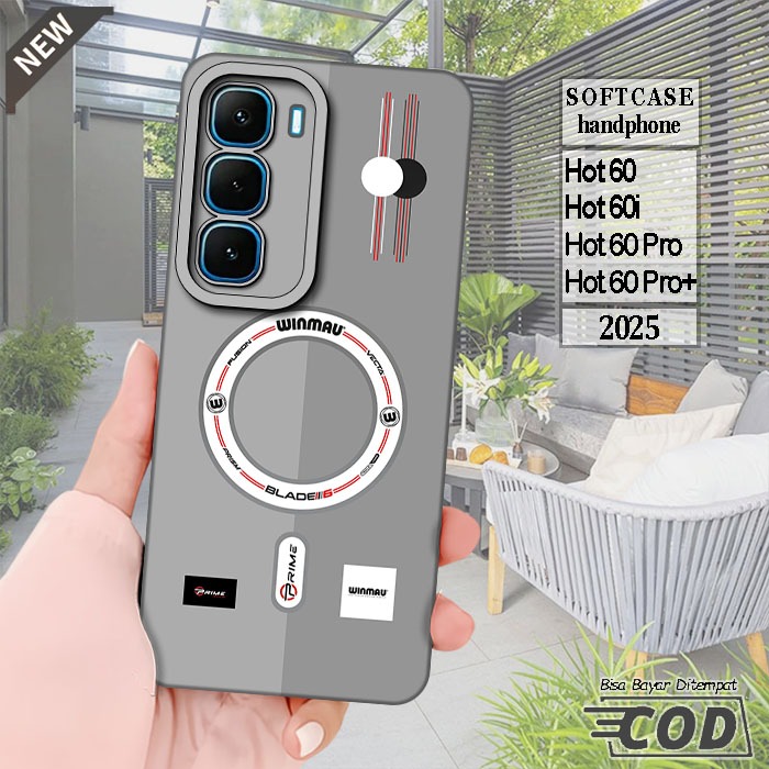 เคส Infinix Hot 60 - Infinix Hot 60i - Hot 60 Pro - Hot 60 Pro Plus - เคสซิลิโคนสีดําใสสุดเท่
