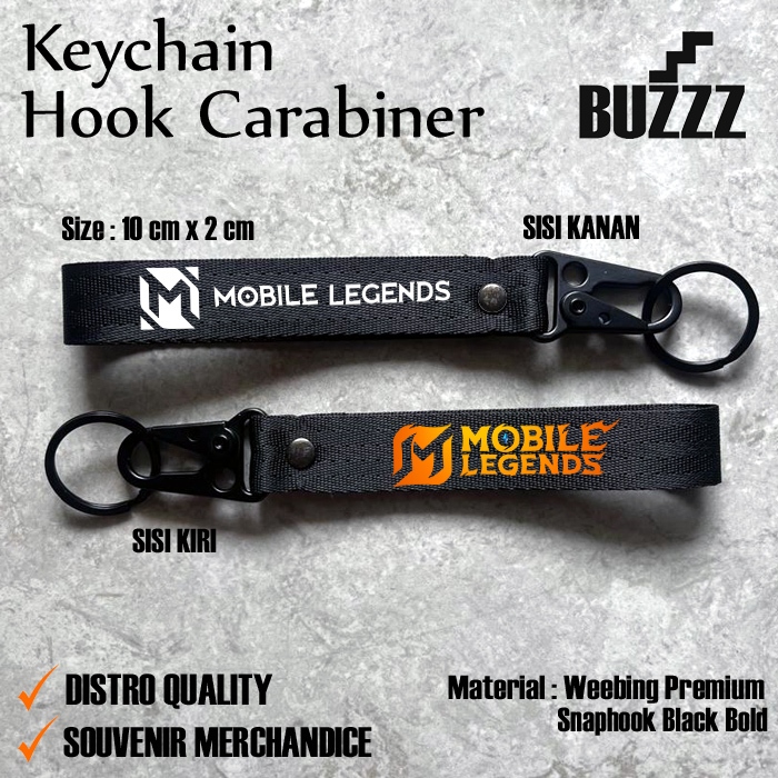 GANTUNGAN MOBILE LEGEND KEYCHAIN - ML KEYCHAIN - MOBILE LEGEND CARABION - MOBILE LEGEND KEYCHAIN