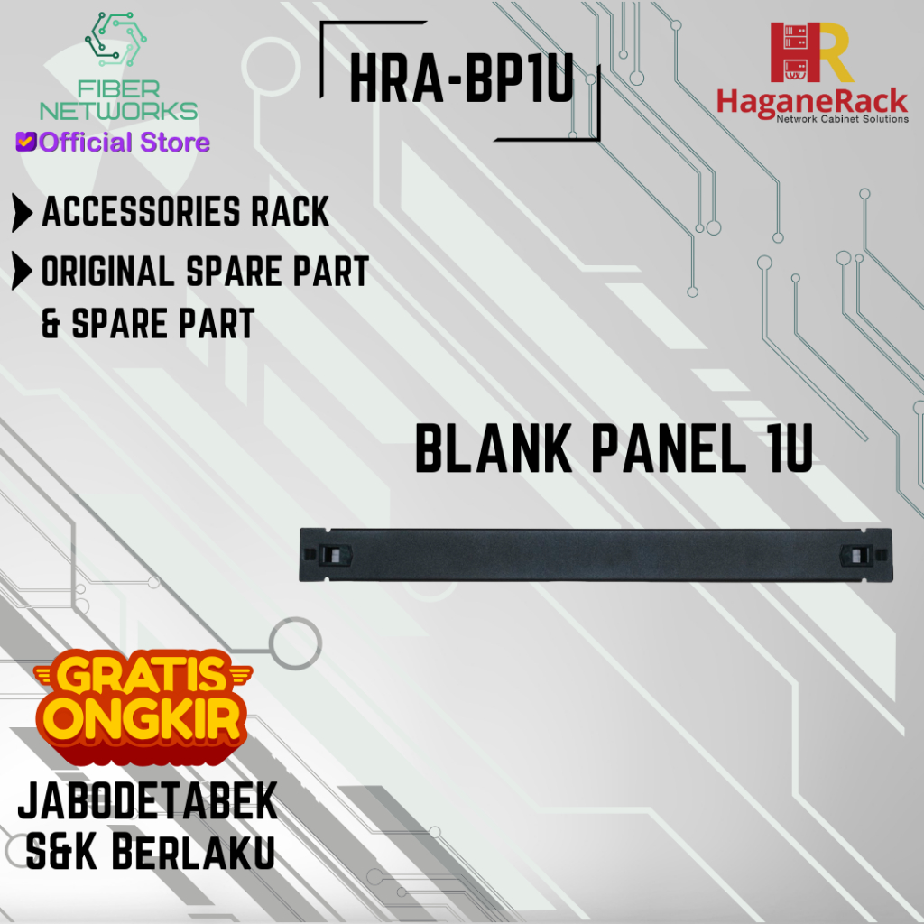BLANK PANEL 1U - อุปกรณ์เสริม RACK SERVER RACK