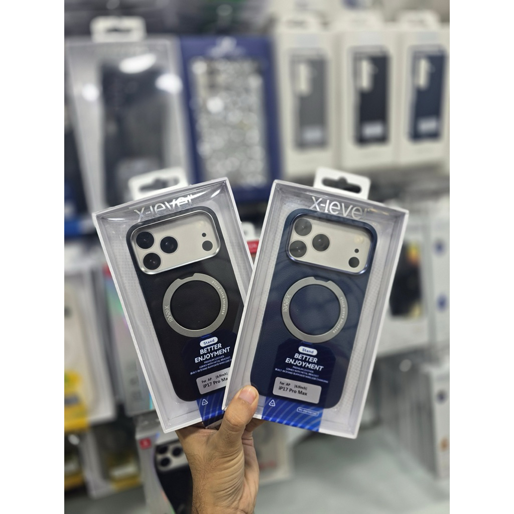 เคสหนังระดับ X พร้อมขาตั้ง Iphone 17 Pro และ 17 Pro Max