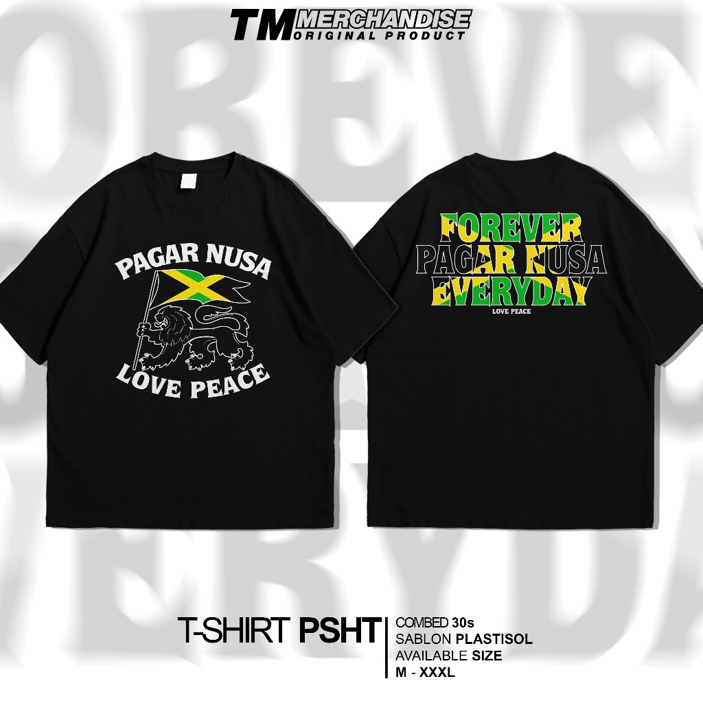 เสื้อยืด Pagar Nusa love peace เสื้อยืด Pagar Nusa