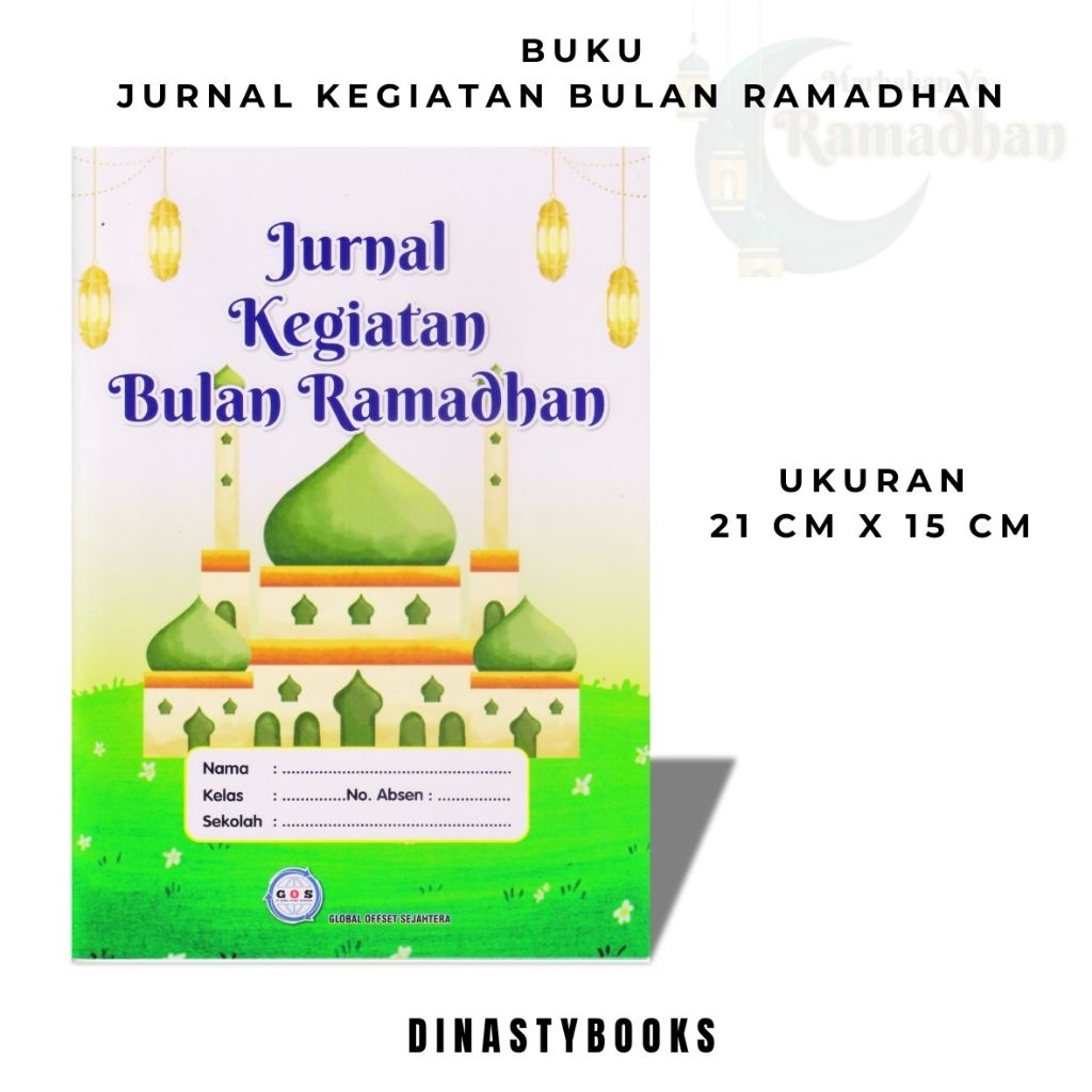 RAMADHAN PONDOK ACTIVITY JOURNAL/RAMADHAN AGENDA BOOK/RAMADHAN ACTIVITY BOOK/กระดาษ HVS