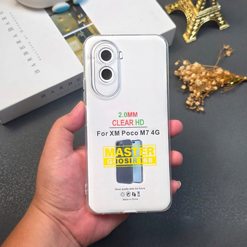 CASE POCO M7 4G CLEAR HD CASE 2.0MM CASE CLEAR CH-1