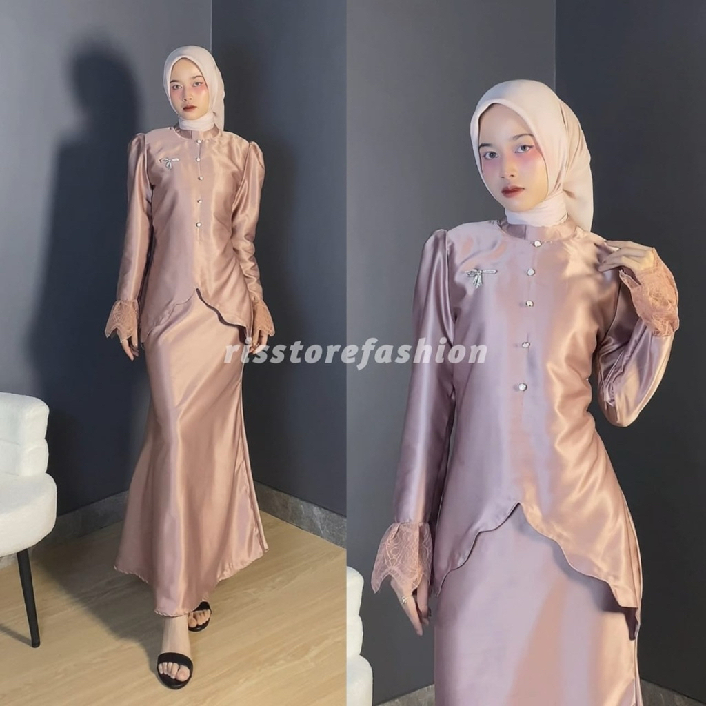RISSTORE | AyunaชุดมาเลเซียEid Gamisชุดเชิญจบการศึกษาหมั้นเพื่อนเจ้าสาวงานแต่งงานSlim Body Fit Mermaidล่าสุดแฟชั่นของผู้หญิง2026 ราคา ถูกที่สุด ดีลบีเคเค แกลเลอรีภาพที่ 4