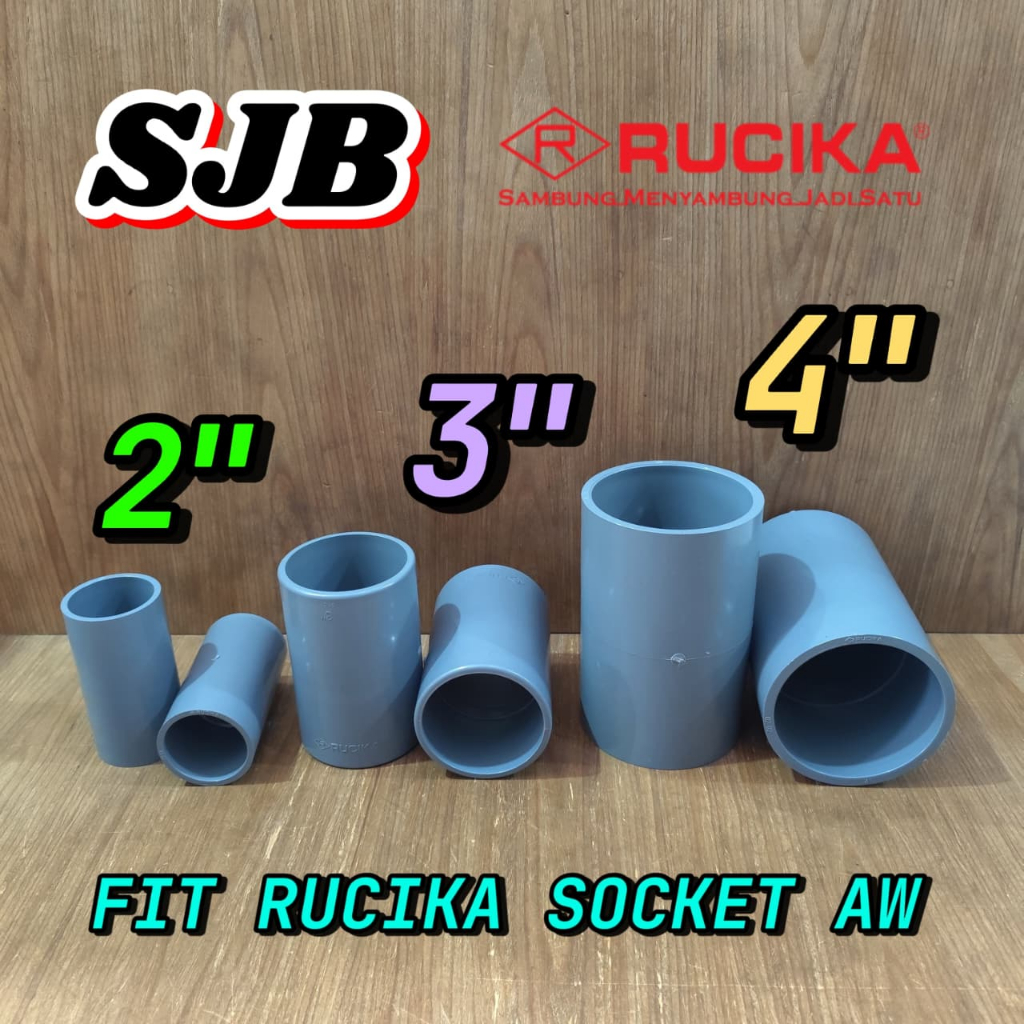 FITTING RUCIKA SOCKET AW 2", 3", 4"