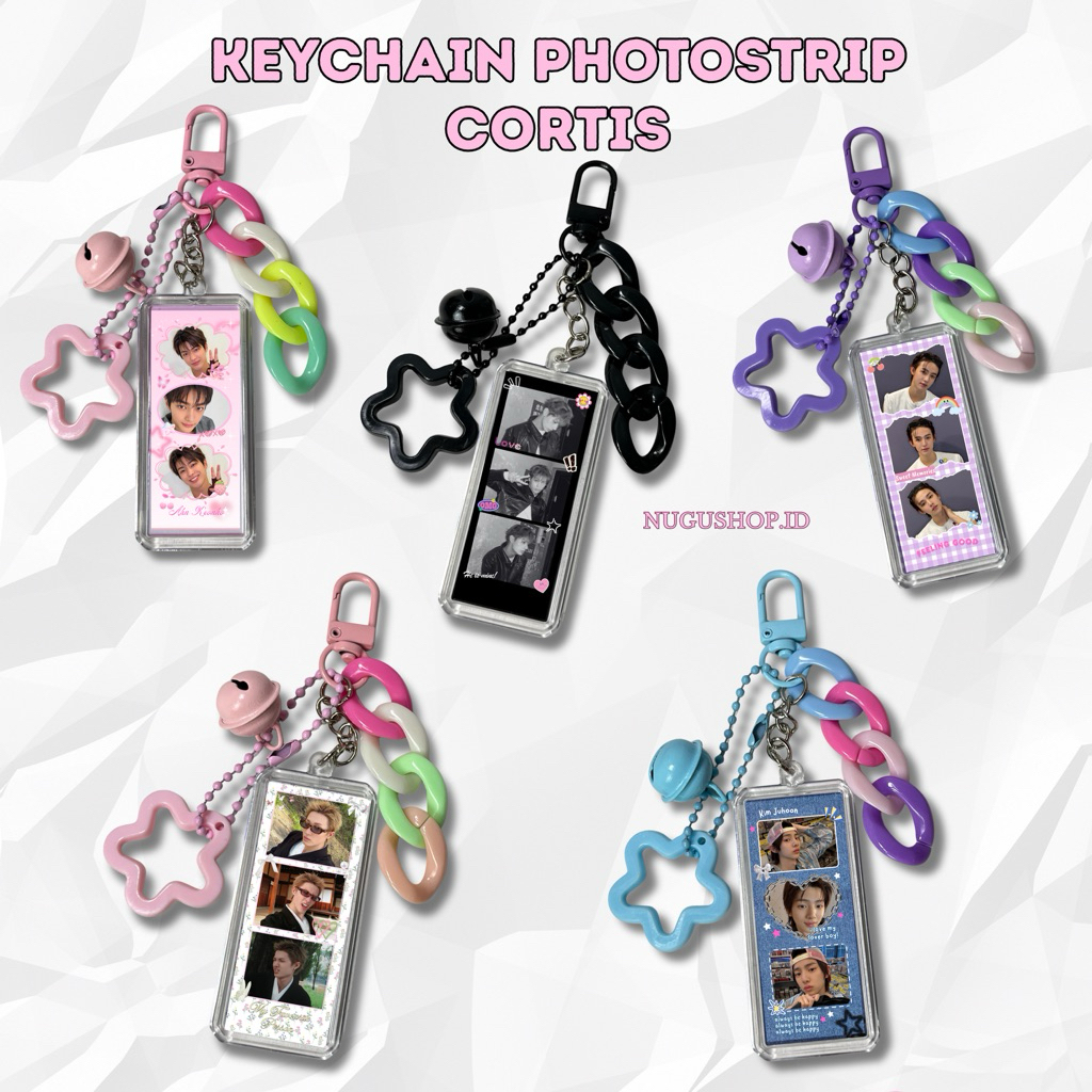 GANTUNGAN KEYCHAIN PHOTOSTRIP CORTIS ENHYPEN- พวงกุญแจ KEONHO SEONGHYEONE