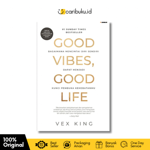 Read Publishing - Good Vibes Good Life Book - Vex King (ต้นฉบับอินโดนีเซีย) - ต้นฉบับ