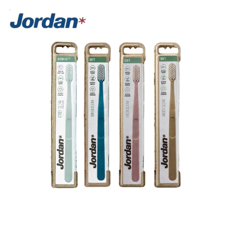 แปรงสีฟัน Jordan Green Clean Soft & Ultrasoft แปรงสีฟันสําหรับผู้ใหญ่