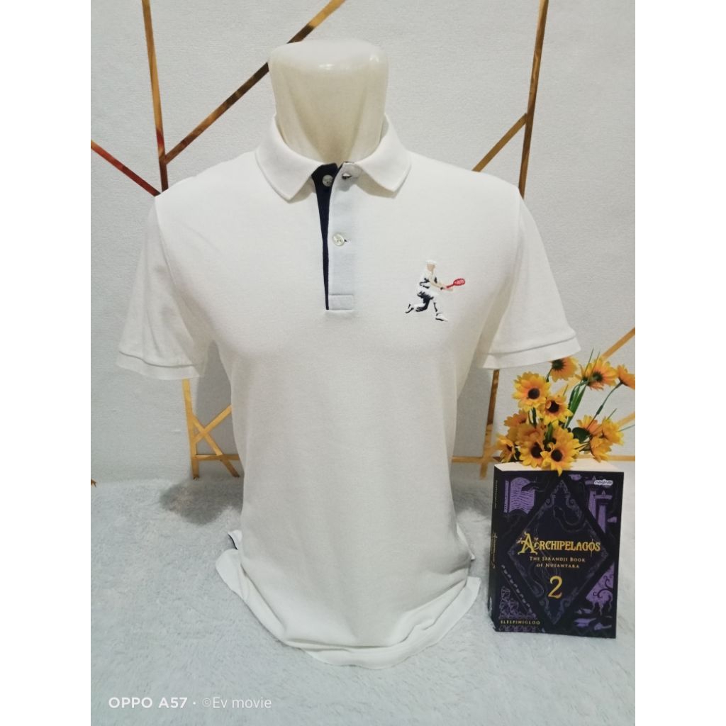 Lcos tennis sport เสื้อยืดคอปกผู้ชาย