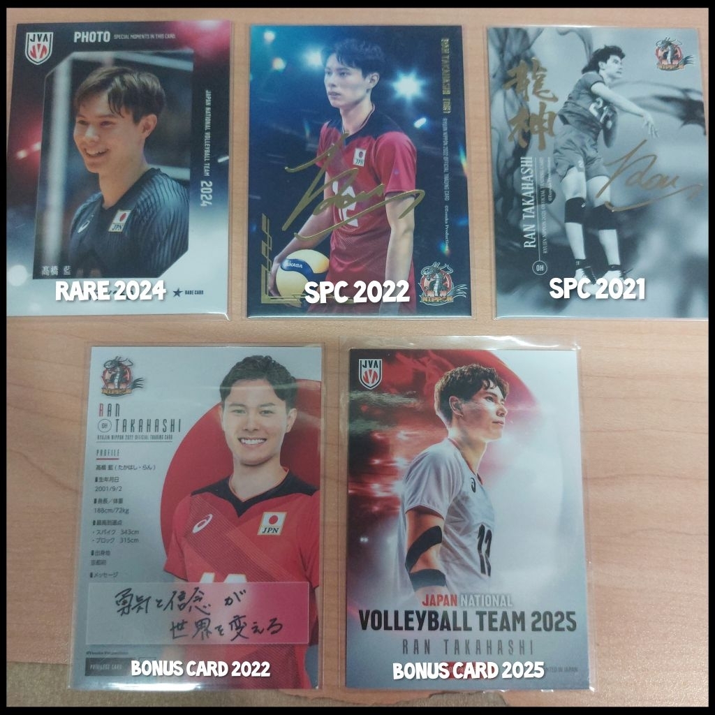 การ์ดสะสม Ran Takahashi การ์ดพิเศษหายาก