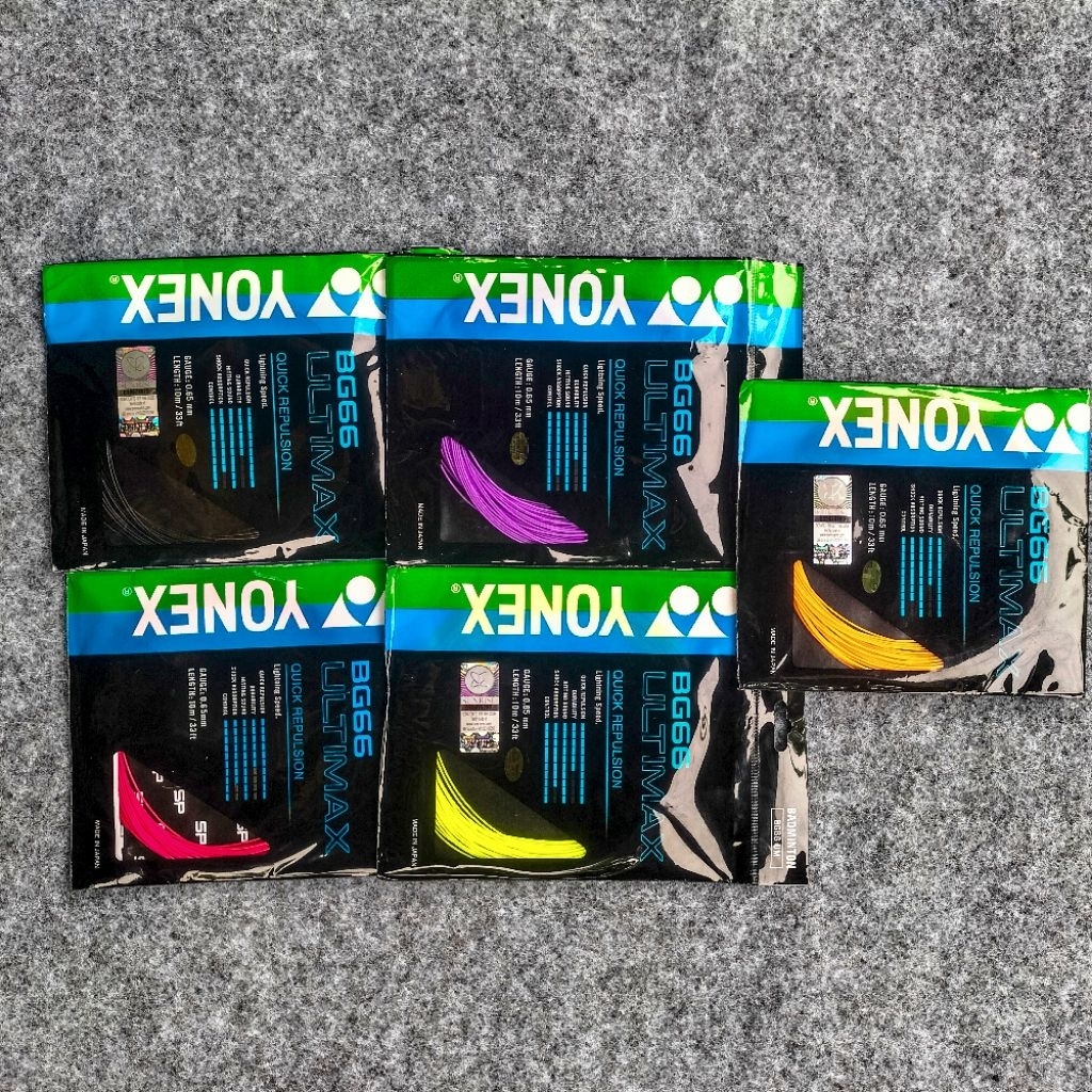 BG66 ULTIMAX สายแร็กเก็ต BADMINTON