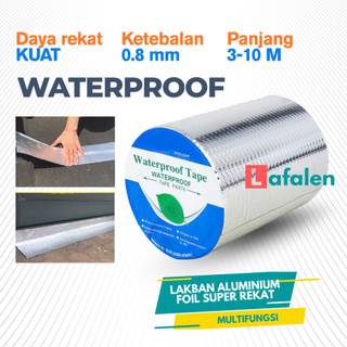 Lakban Anti Bocor Waterproof | Lakban Aluminium Foil | Perekat Foil Butyl Kuat Multiguna Lafalen