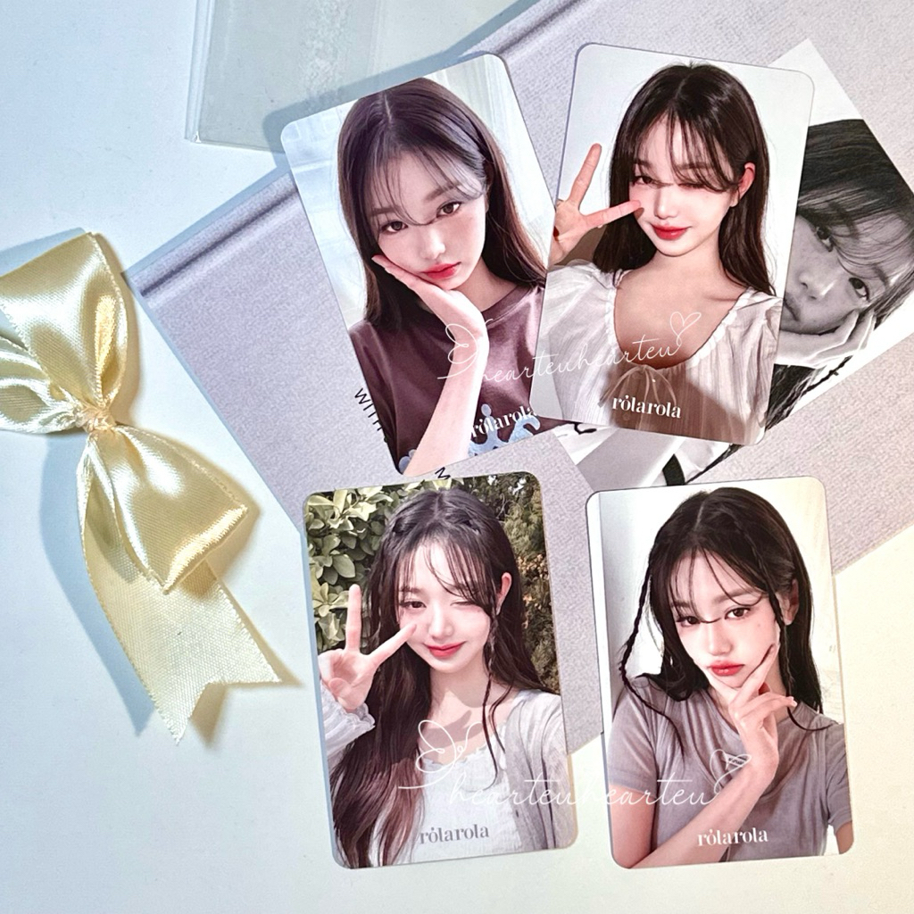 Hearteuhearteu IVE Jang Wonyoung x Rola-rola Official Photocard, Round 5.0 จาก 25 Summer Kate 2025 (