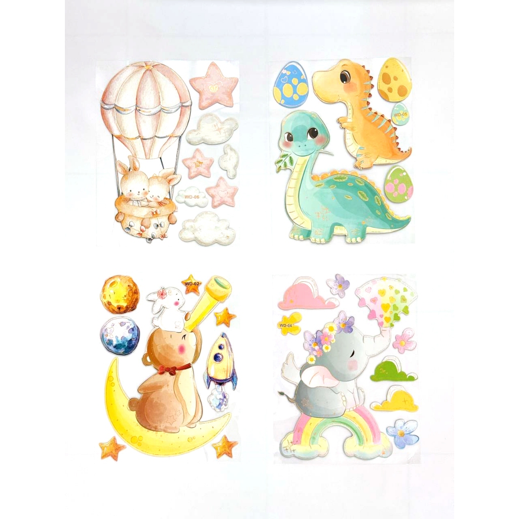 สติกเกอร์ติดผนังตกแต่งสําหรับเด็ก ABC Styrofoam READ DESCRIPTION!!