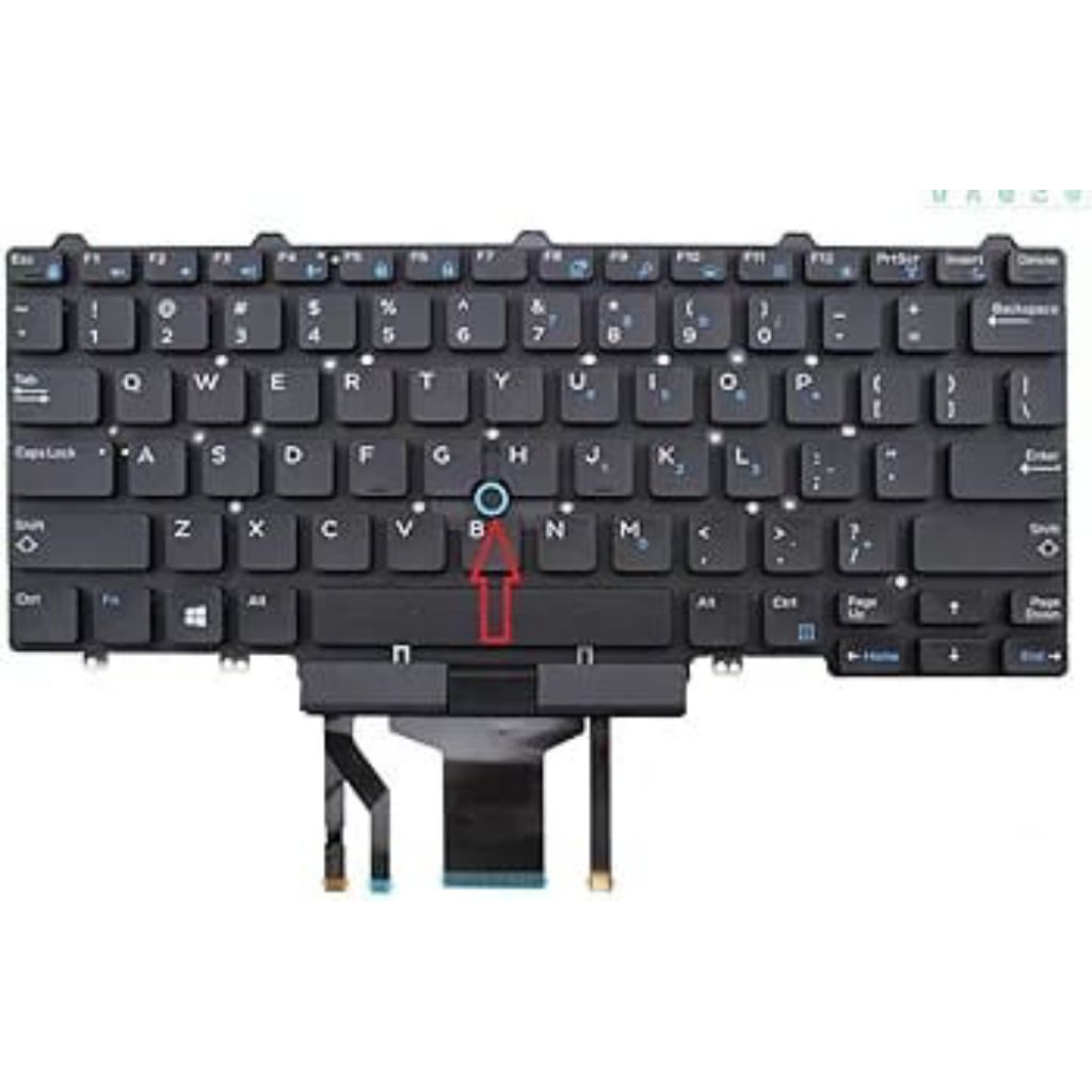 Keybord del Latitude 7490 7480 5450 5470 5480 5488 5490 5491 E5450 E5470 E7450 E7470 ใหม่ BACKLIGHT