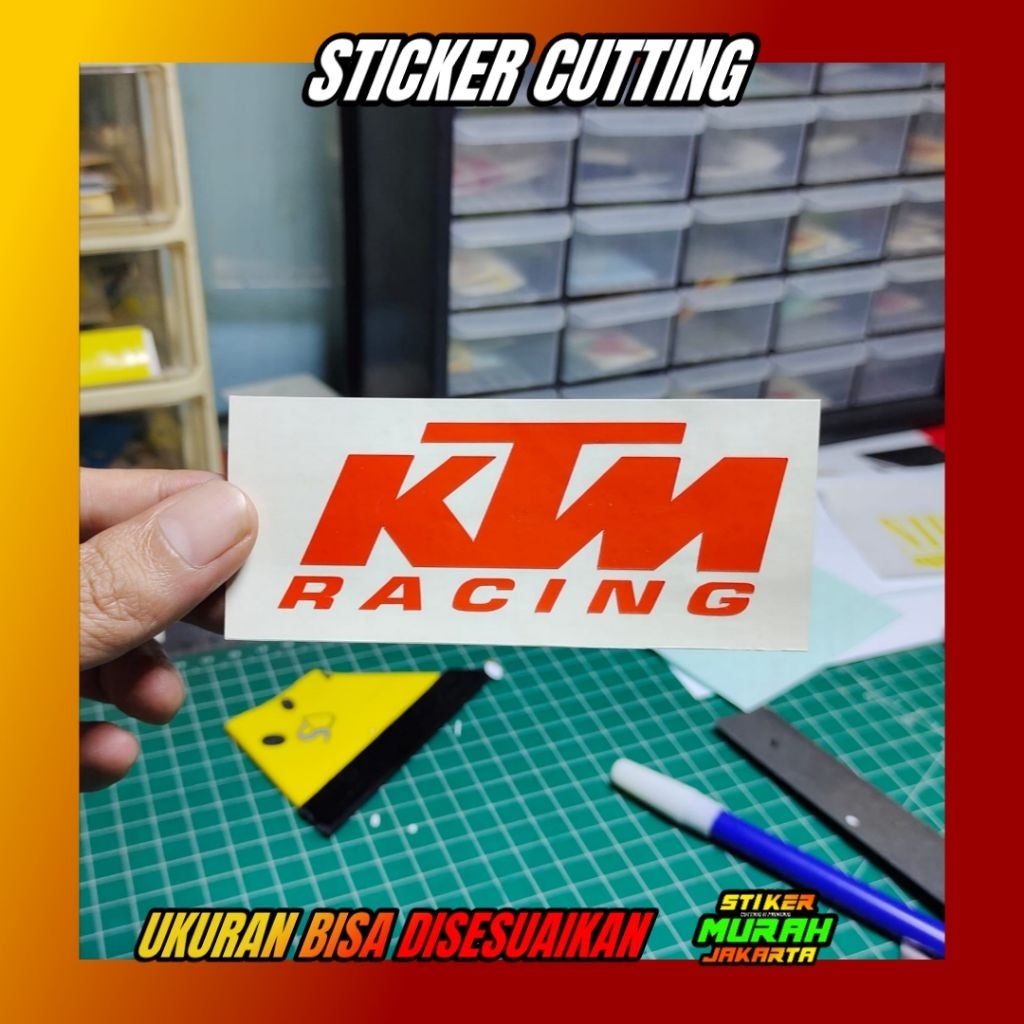 สติ๊กเกอร์ KTM 2 สติ๊กเกอร์ TRANSPARKENT สติ๊กเกอร์ตัดแบบกําหนดเอง