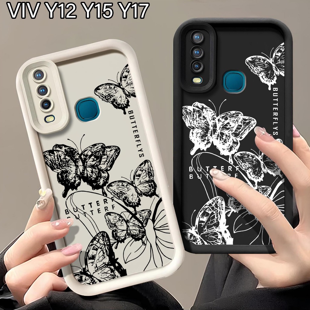 HP Vivo Y12 Y15 Y17 ปลอกยางโทรศัพท์ทุกประเภท - Vivo Y12 Y15 Y17 นูน Softcase - เคสโทรศัพท์สําหรับ Vi