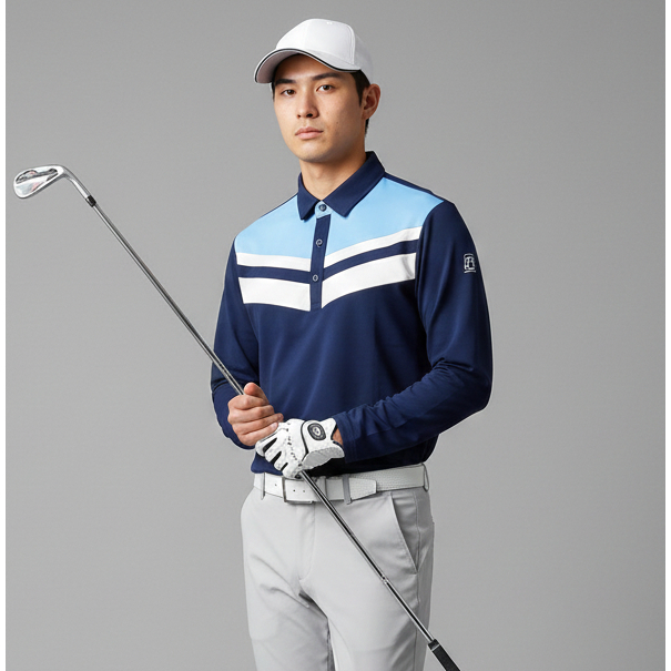 KYJ KIM YUONG JOO Golf Shirt เสื้อโปโลเสื้อยืดเทนนิส Jersey Padel Dryfit - สําหรับผู้ชาย