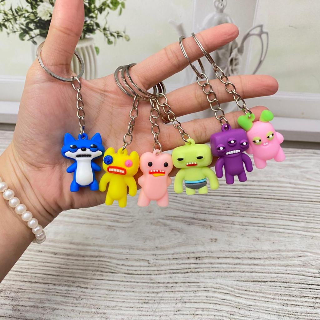 GANTUNGAN RUBBER KEYCHAIN MINI RUBBER KEYCHAIN FUGGLER GK-2145 ใหม่ล่าสุดสีน่ารัก UNIQUE FUGGLER KEY
