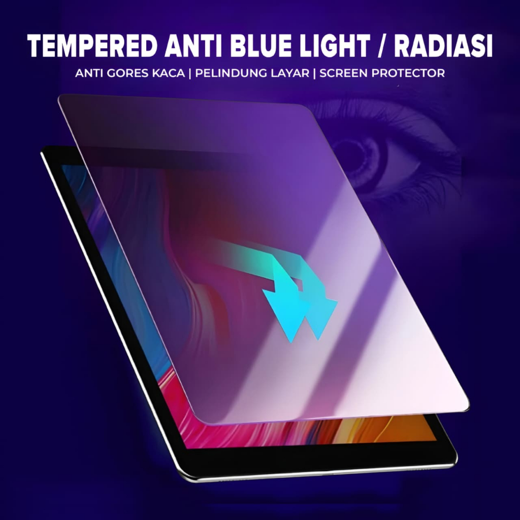 MATA Anti Blue Samsung Galaxy Tab 3V 3 Lite | 7 นิ้ว 2015 T110 T111 T116 กระจกนิรภัย Anti-Scratch Bl
