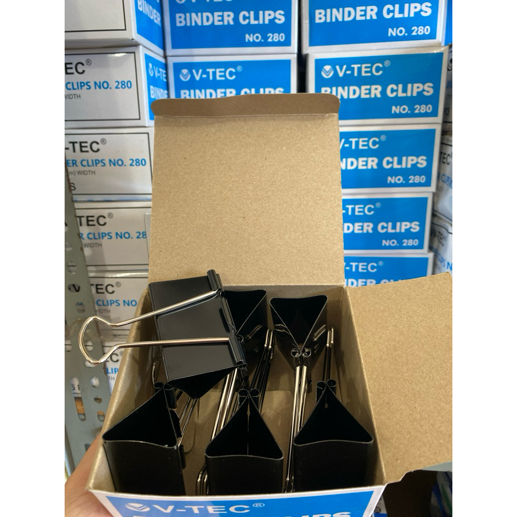 Binder Clip 280 (1 กล่อง = 6 ชิ้น) Binder Clip 2 2/5 นิ้ว