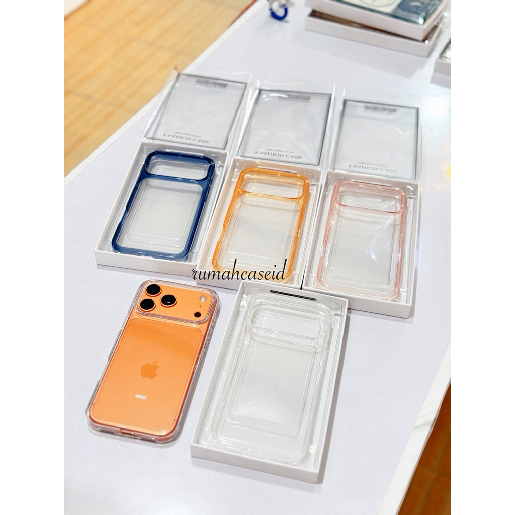 CLEAR PREMIUM CASE 17 PRO MAX FULL BOX