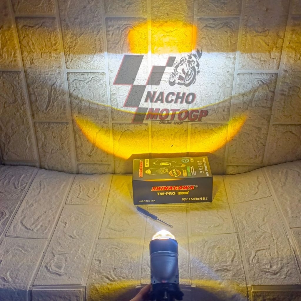 H4 Projector Billed Lamp + Devil Eyes สําหรับรถยนต์และมอเตอร์ไซค์