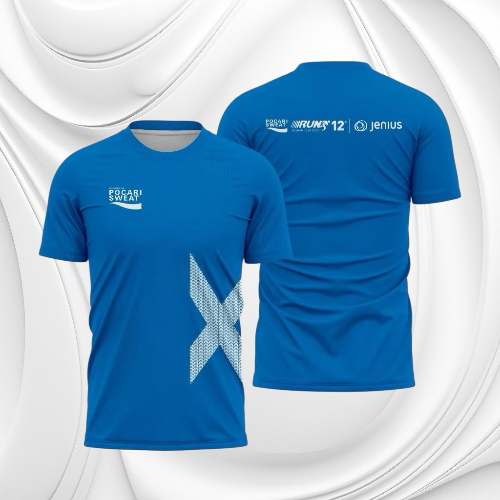 Pocari Sweat Run 2025 Jersey Drifit Material Running Jersey