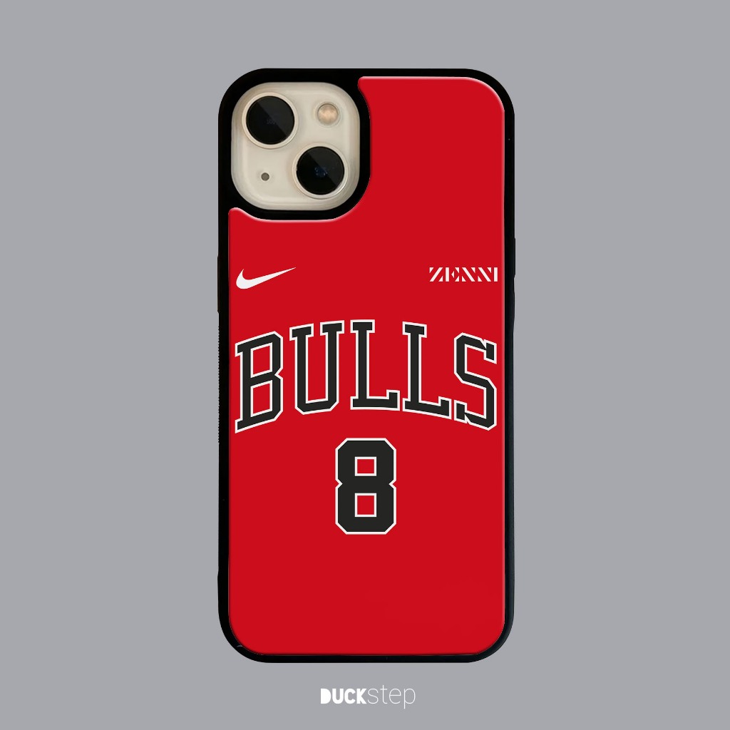 เคส iPhone แก้ว NBA Chicago Bulls | กระจกนิรภัย พรีเมี่ยม