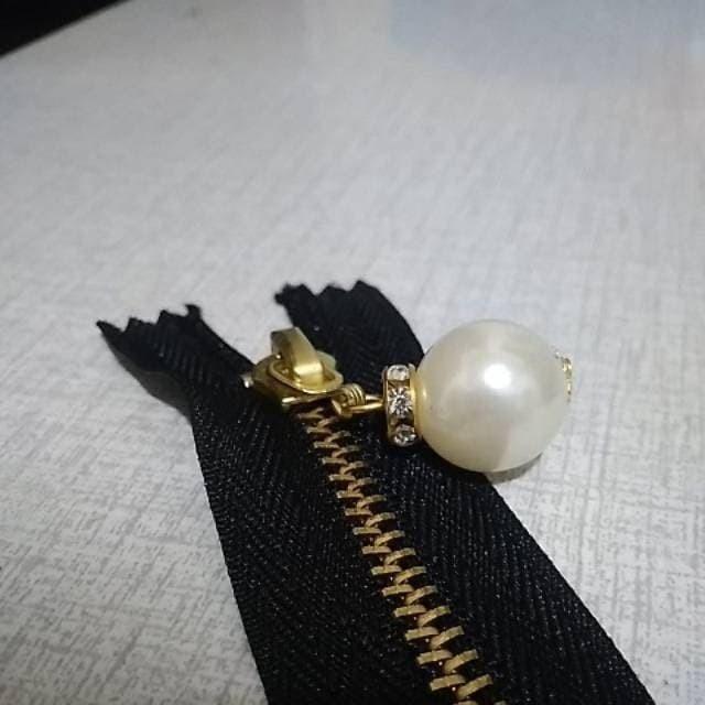 1 DOZEN ZIPPER / PEARL ZIPPER / PENDANT ZIPPER 4 INCH, 5 INCH, 6 INCH, 7 INCH