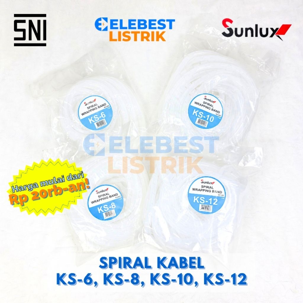SUNLUX CABLE SPIRAL - KS 6 / KS 8 / KS 10 / KS 12
