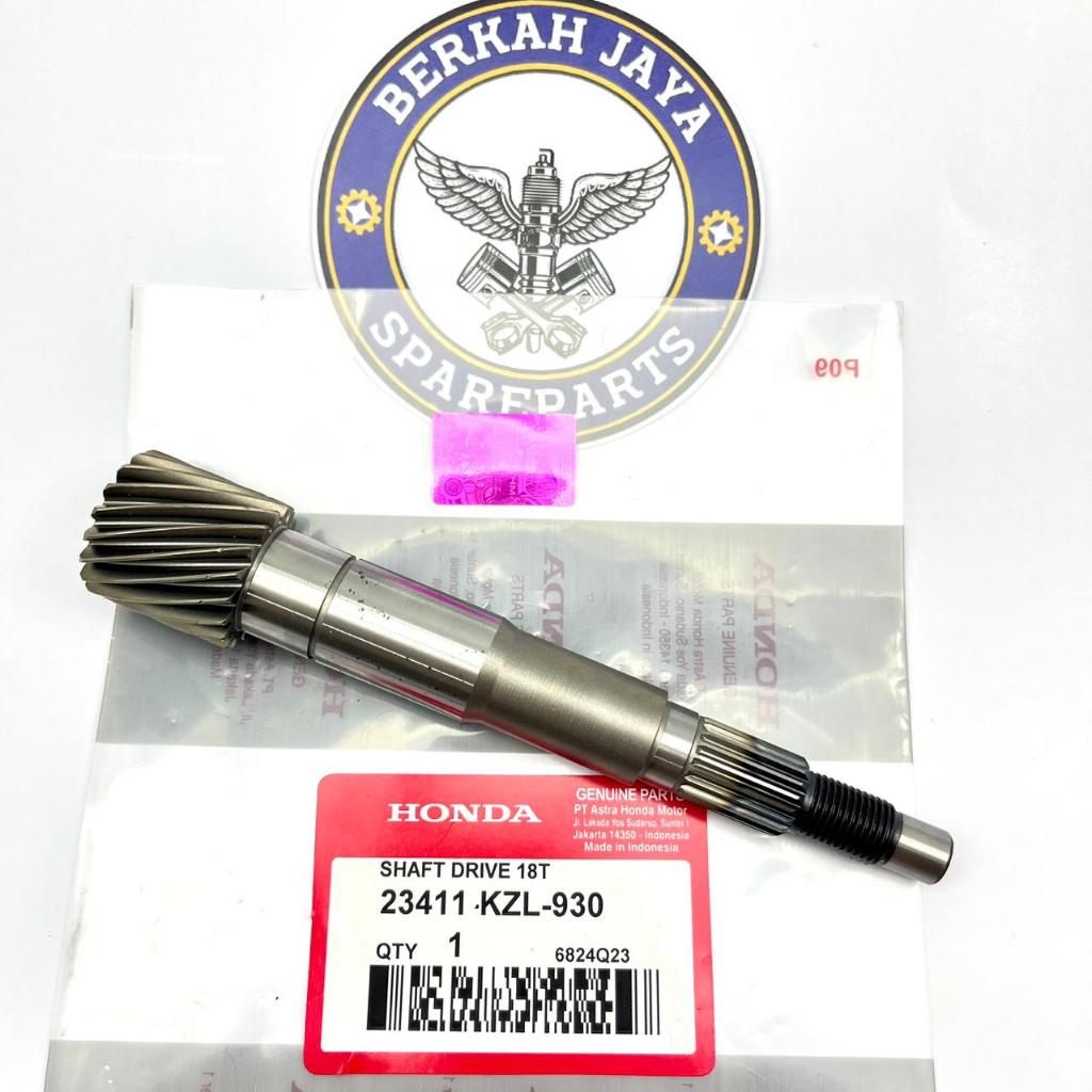 23411-KZL-930 As Gear Pully Shaft Drive Honda Beat FI POP, Vario 110, Spacy Original Honda