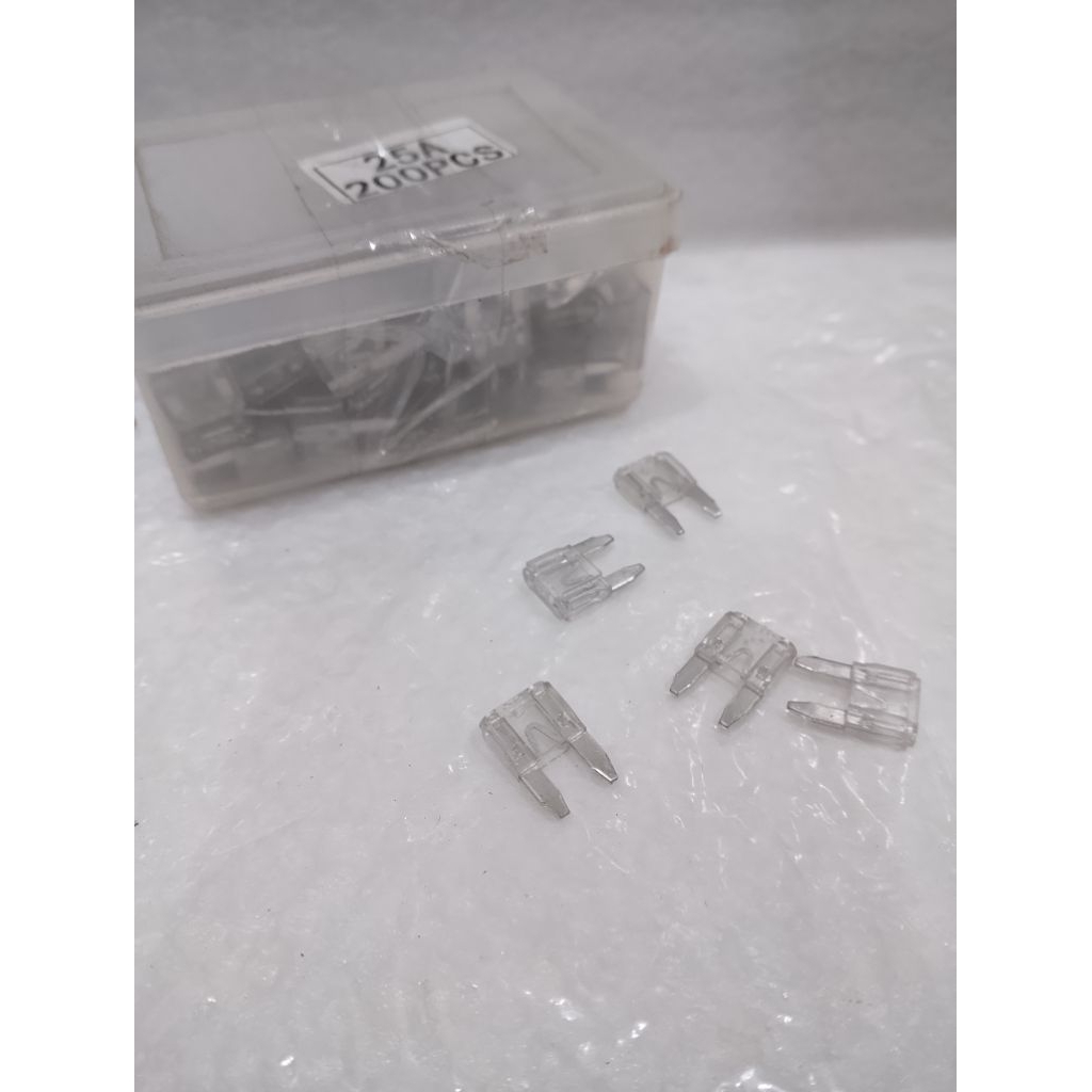 1 กล่อง 200 ชิ้น FUSE DX MINI 25A 25 CAMPERE