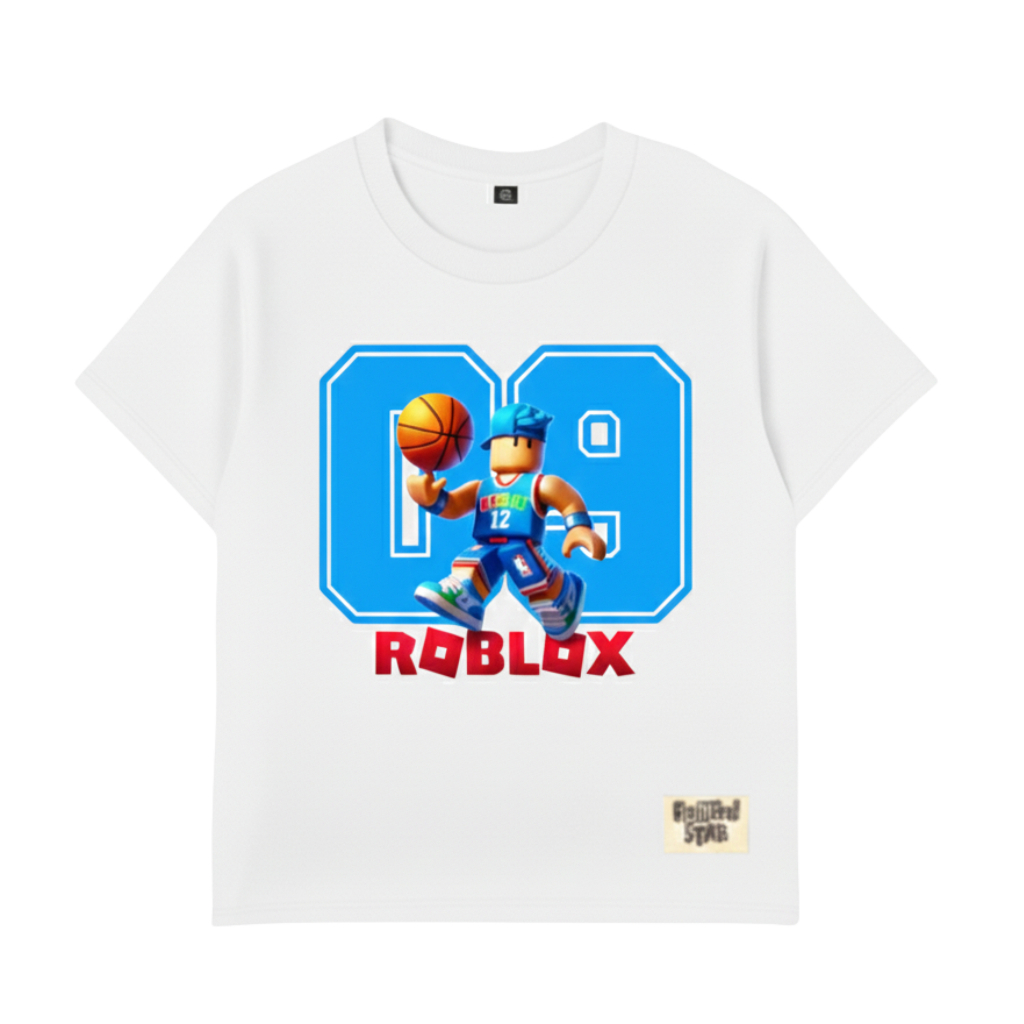 Margaeakids - เสื้อยืดบาสเก็ตบอล Roblox สําหรับเด็กชายและเด็กหญิง อายุ 1-18 ปี
