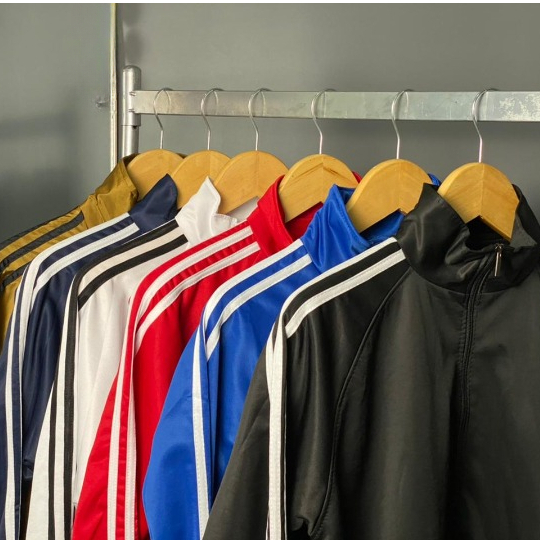 เสื้อแจ็คเก็ตจ็อกท็อปโลโก้ Sadidas Lotto สําหรับฝึกซ้อมผู้ชายและผู้หญิง