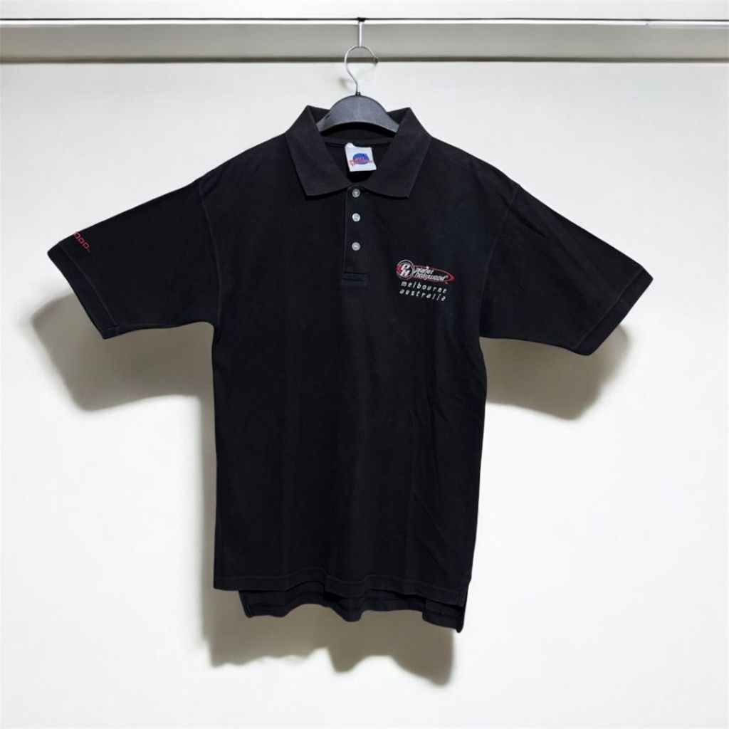 เสื้อโปโล VINTAGE Planet Hollywood Melbourne Australia | เสื้อยืดคอปก 90s y2k