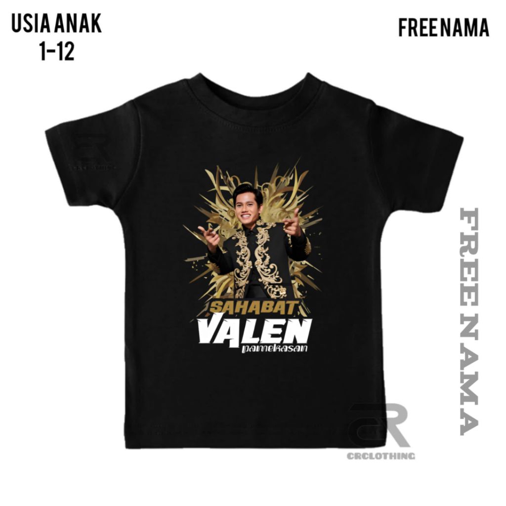 เสื้อยืดเด็ก Valen, Valen, Pamakasan Dangdut Academy DA 7, เสื้อเด็ก Unisex