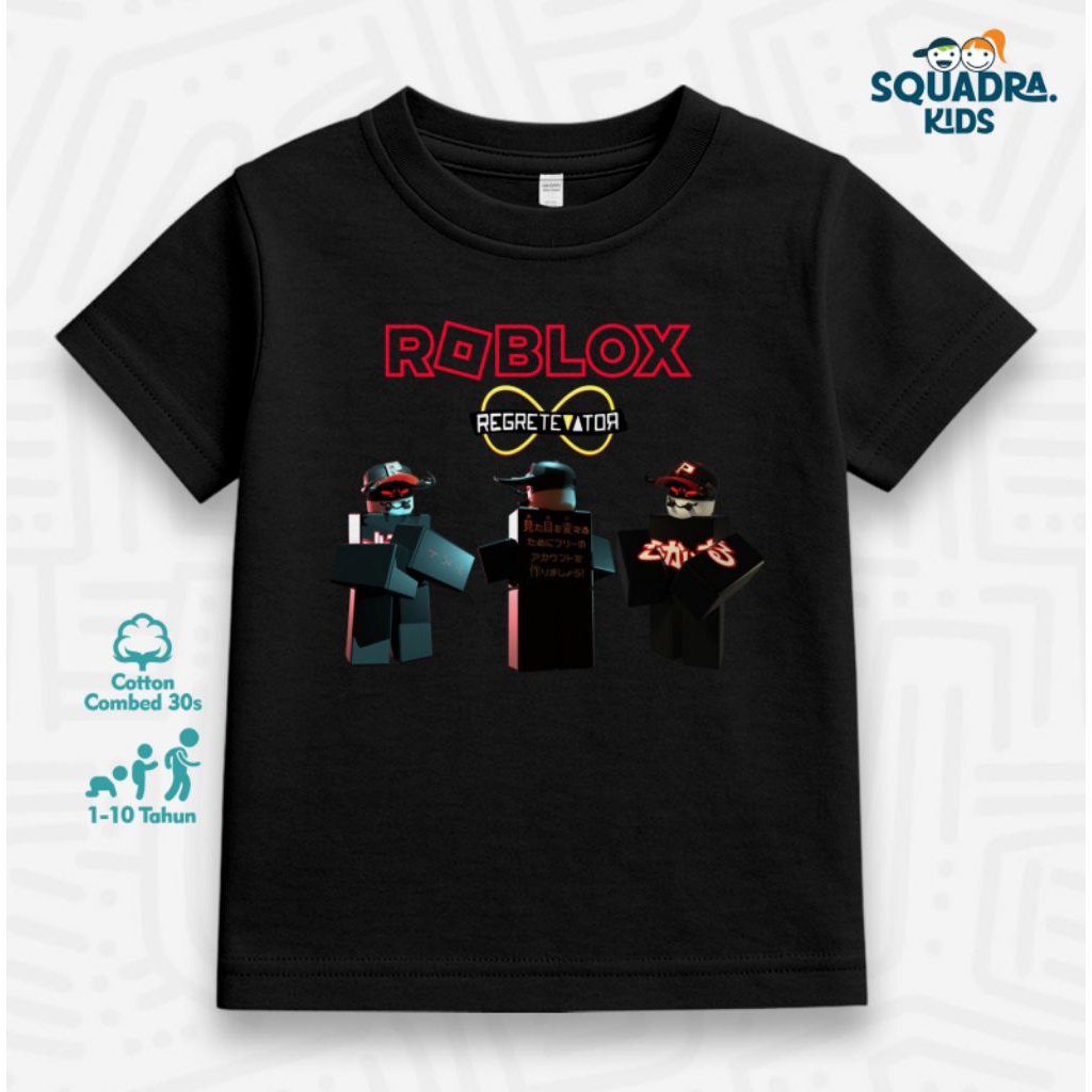 SQUADRA72 เสื้อยืดตัวละคร ROBLOX ล่าสุดสําหรับเด็กชายและเด็กหญิงวัสดุคุณภาพที่สะดวกสบาย
