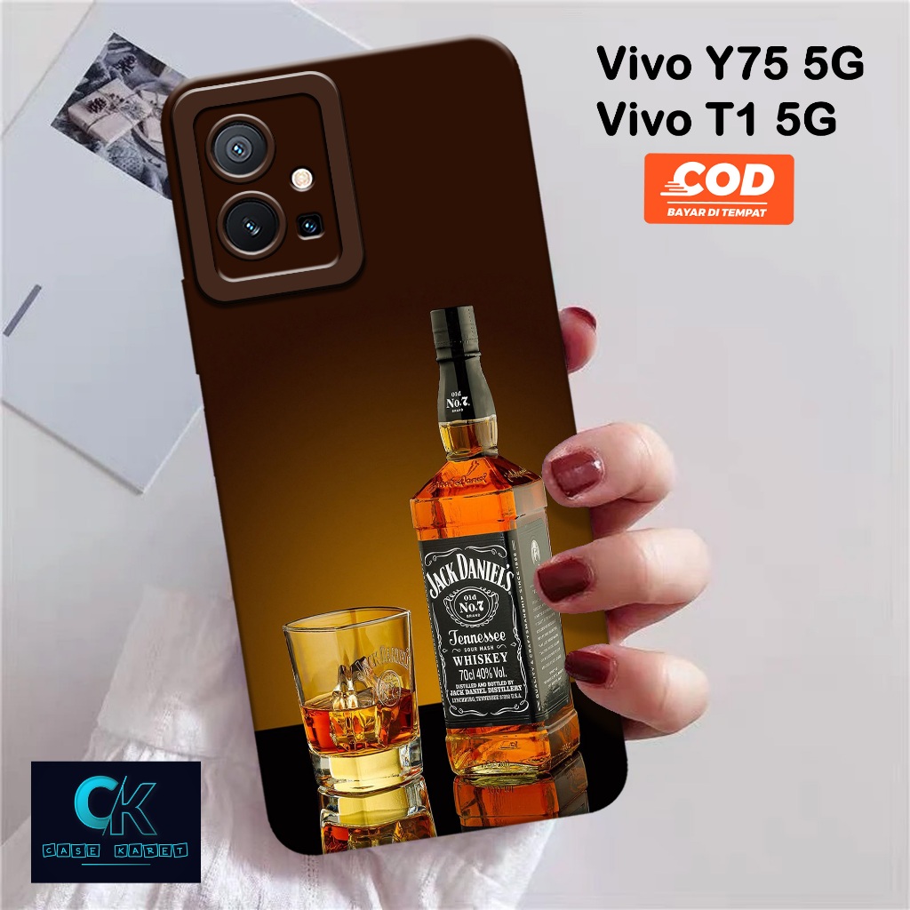 เคส HP Samsung Vivo Y75 5G / T1 5G - เคสเครื่องดื่มแฟชั่น - เคสยาง - เคส Vivo Y75 5G / T1 5G ล่าสุด 