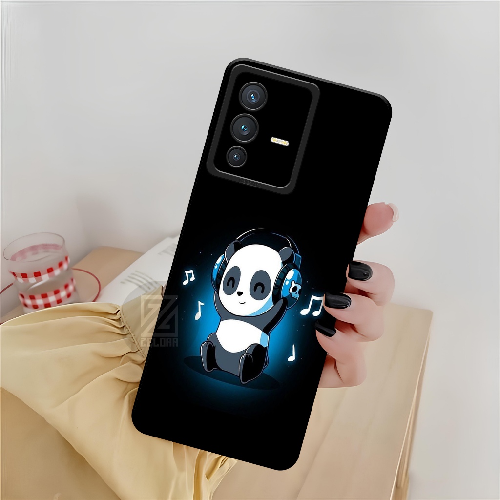 Softcase Vivo V23 5G - ZELORA - เคสแฟชั่น Panda - เคส Vivo V23 5G - เคส Vivo V23 5G - Silicone Hp - 