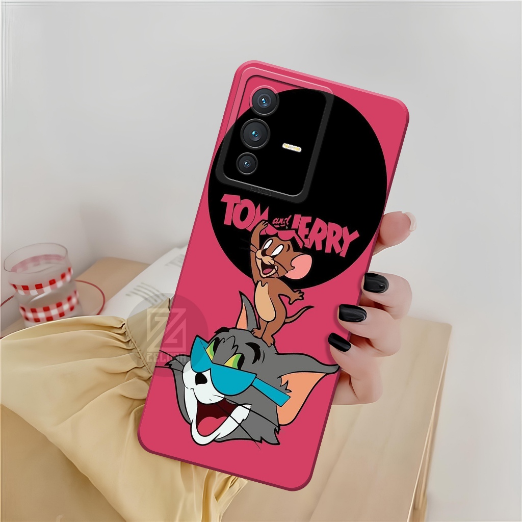 Softcase Vivo V23 5G - ZELORA - เคสแฟชั่น Tom And Jerry - เคส Vivo V23 5G - เคส Vivo V23 5G - Silico