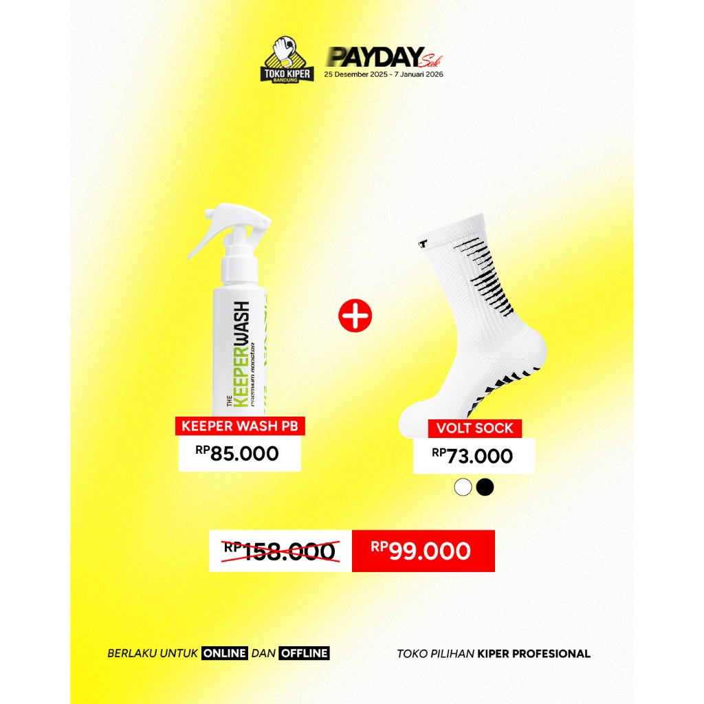 Bundling - VOLT ANTISLIP SOCKS + KEEPER WASH PB